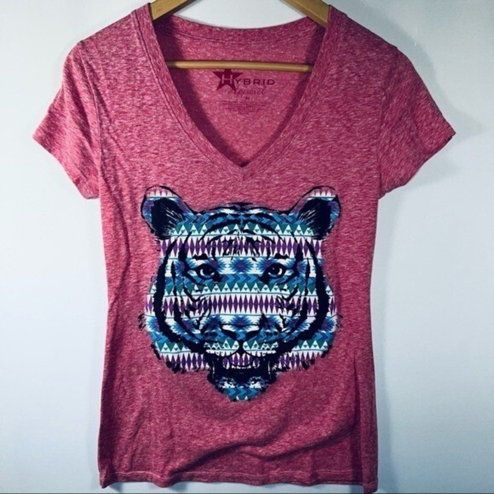 Hybrid Apparel Tiger Tee Size‎ Medium